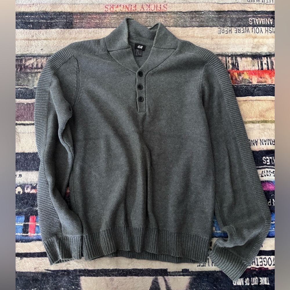 H&M Gray Men's Sweater medium